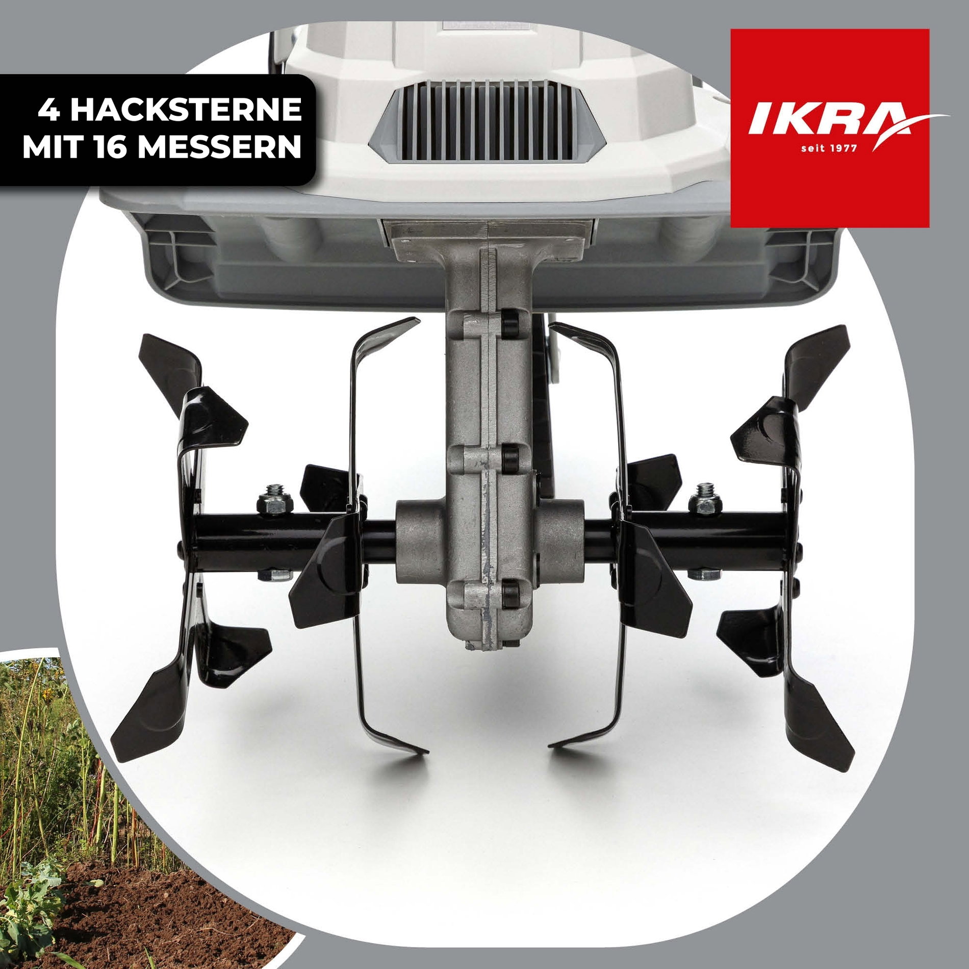 Elektro Bodenhacke Kultivator IET 1030