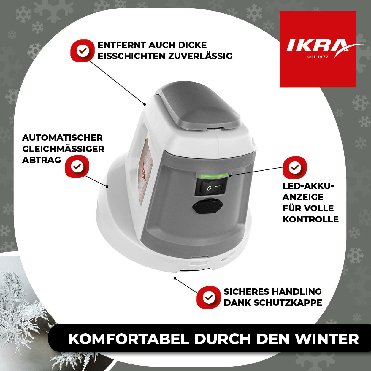 Akku EiskratzerIAEK 74