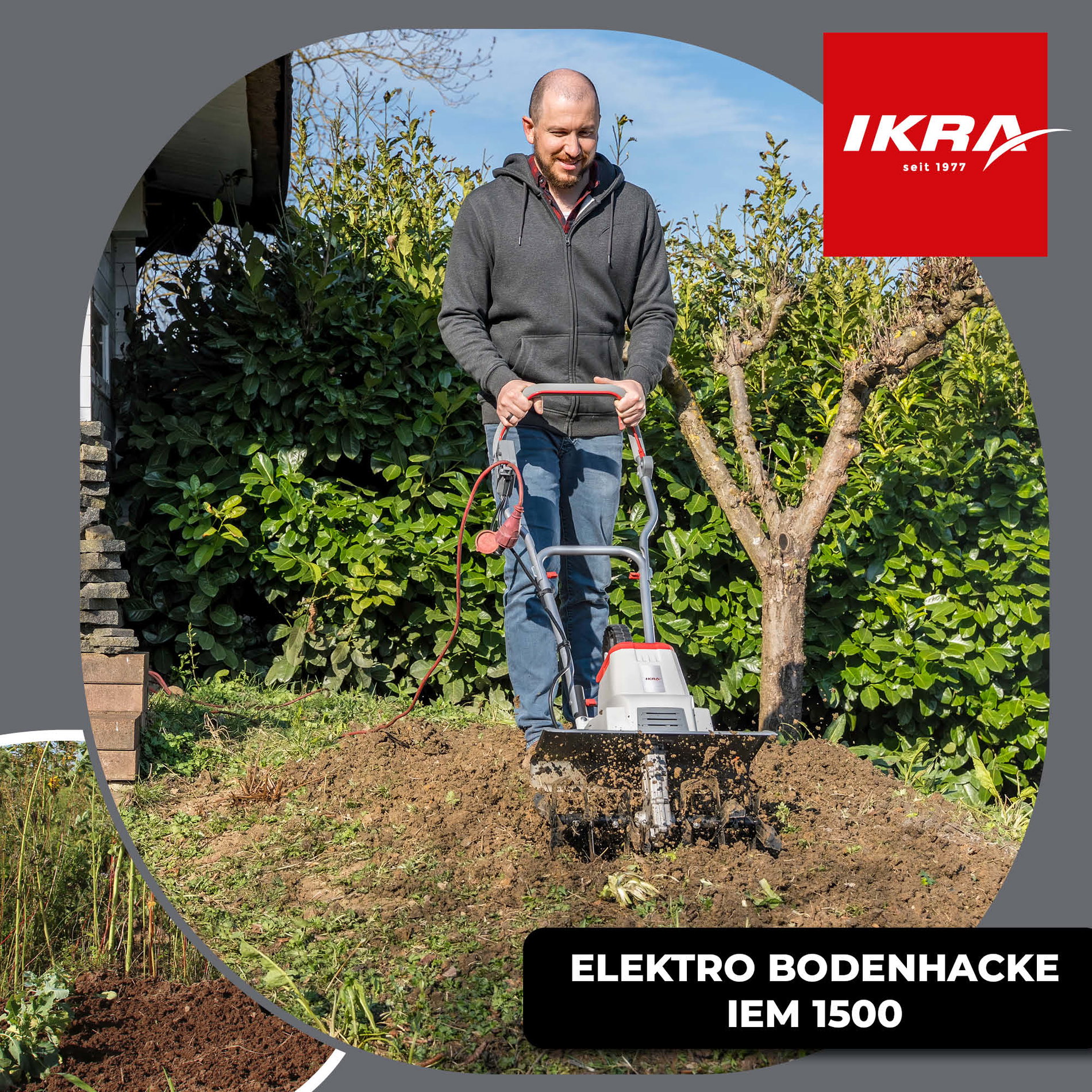 Elektro Bodenhacke Kultivator IEM 1500