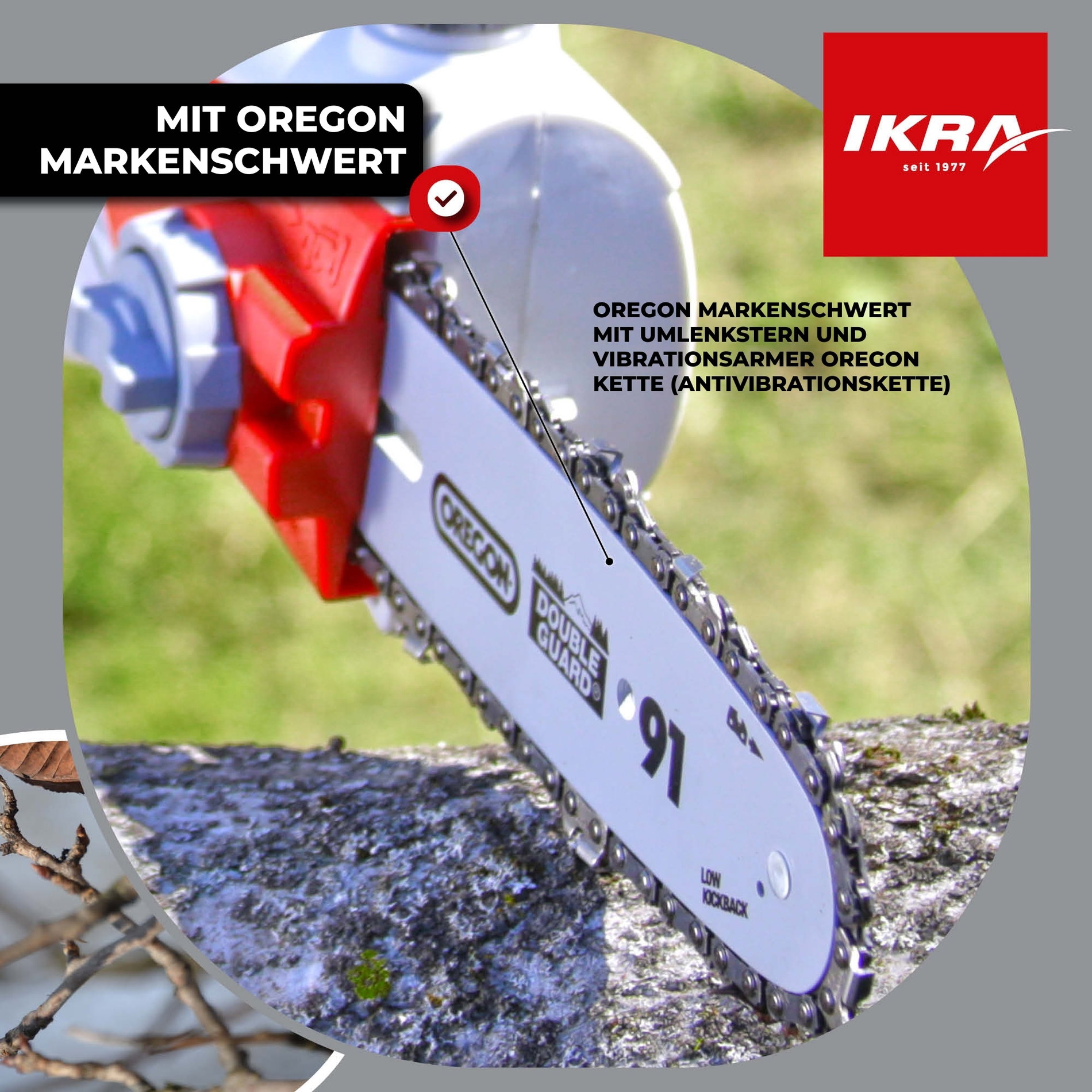 Elektro Hochentaster IEAS 750 OREGON Schwert Kette