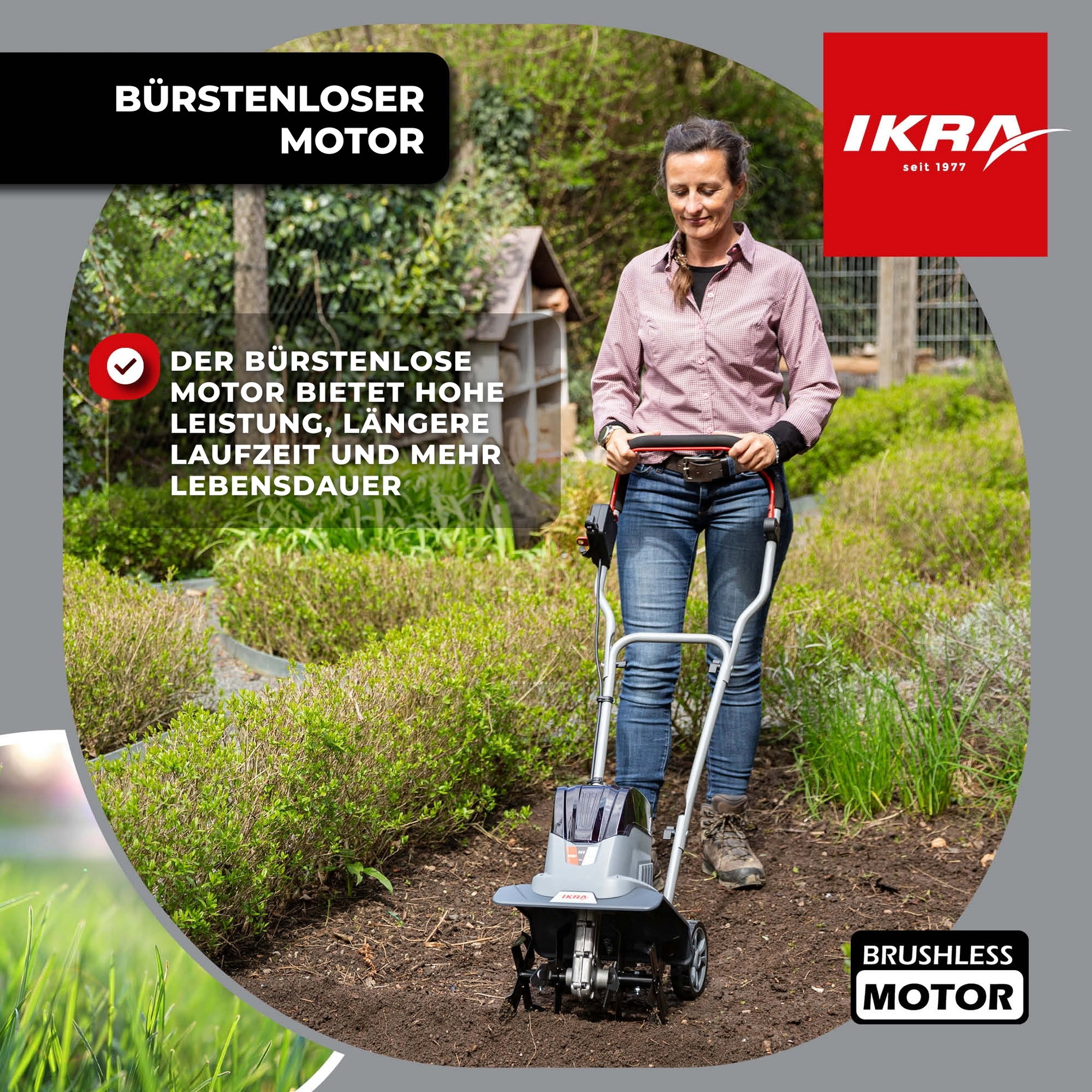 Akku Bodenhacke Kultivator IB-TC 36 IKRA BOSCH