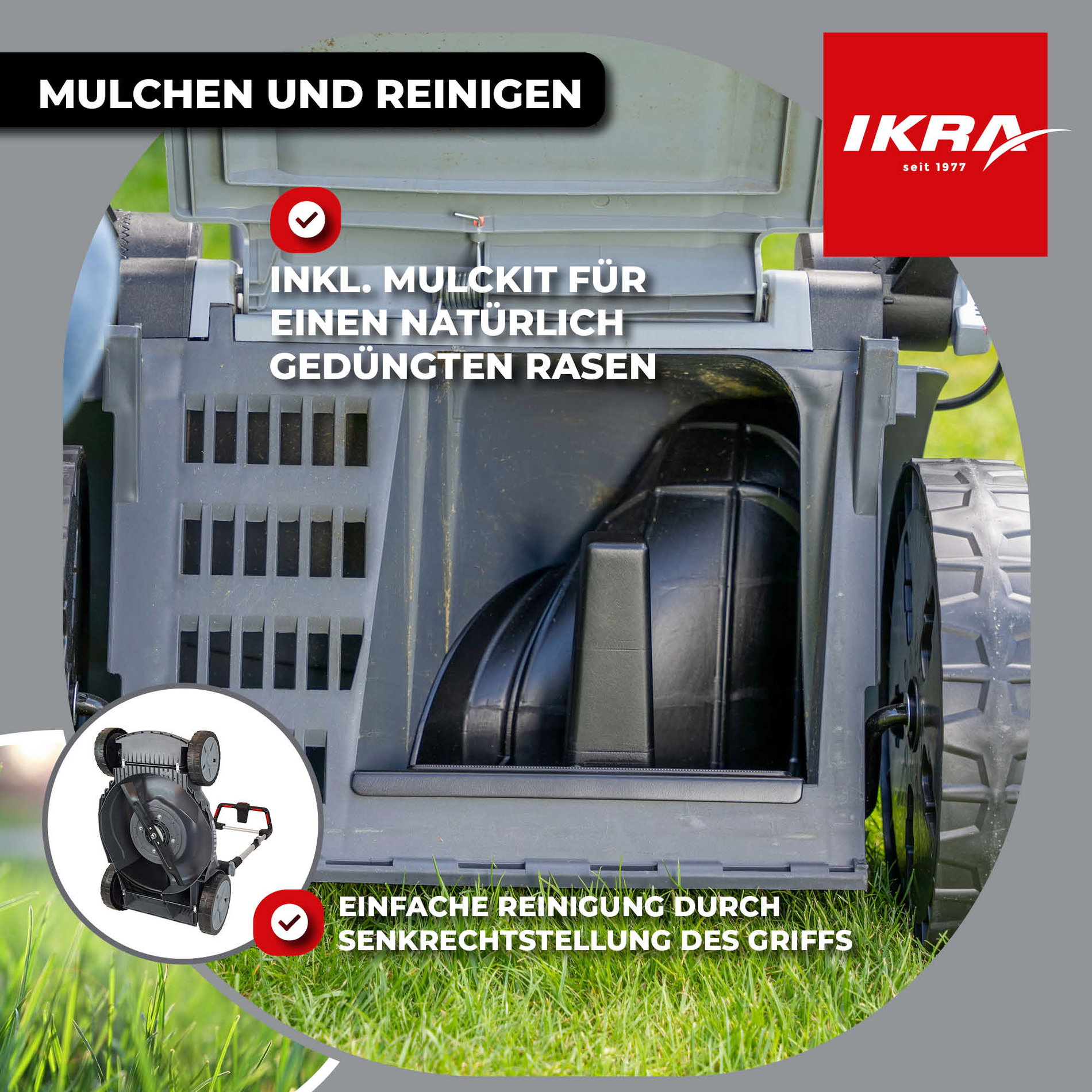 Akku Rasenmäher IB-LM 38 ikra Bosch