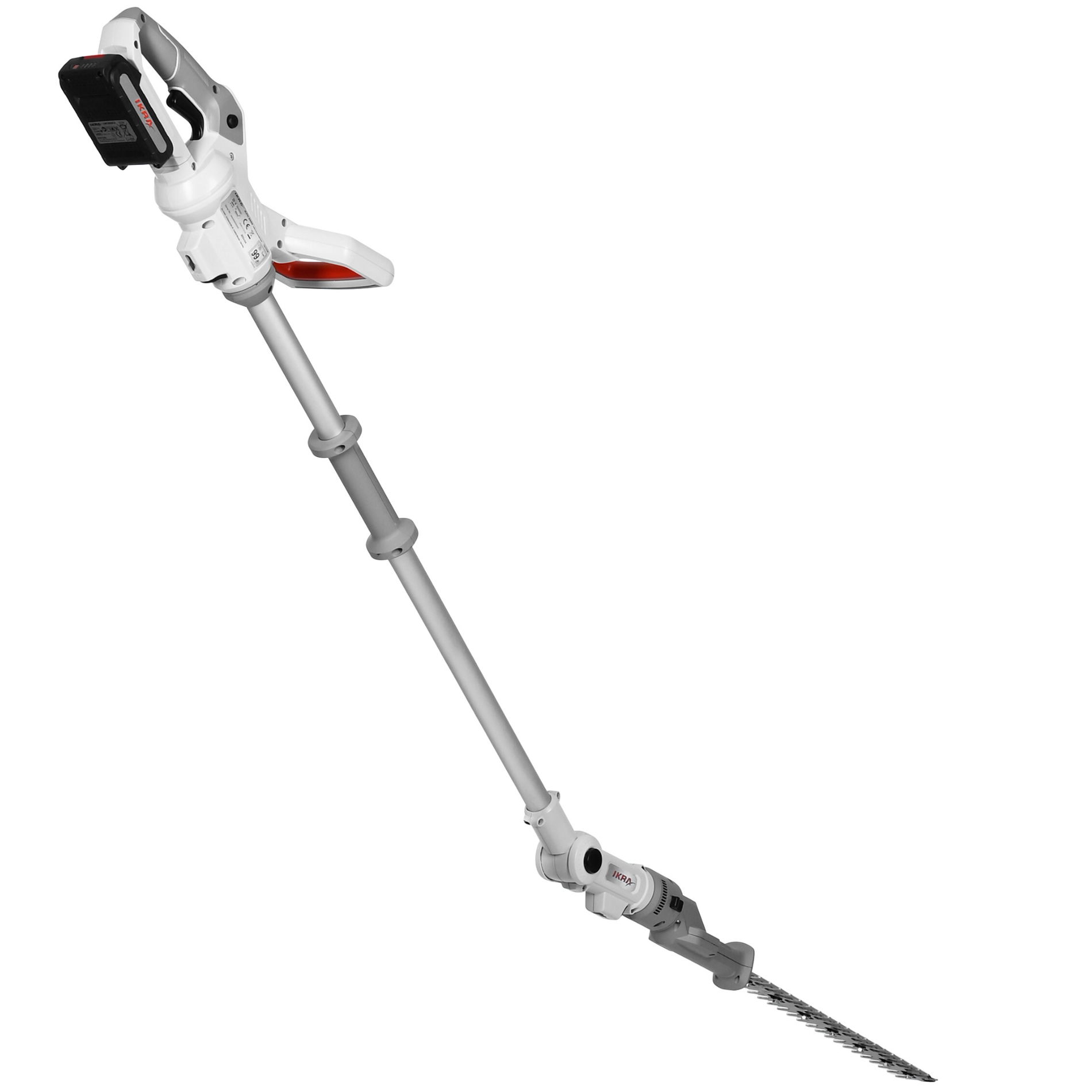 Akku Teleskop Heckenschere ICPH 2050 Akku Lader | IKRA Gartengeräte