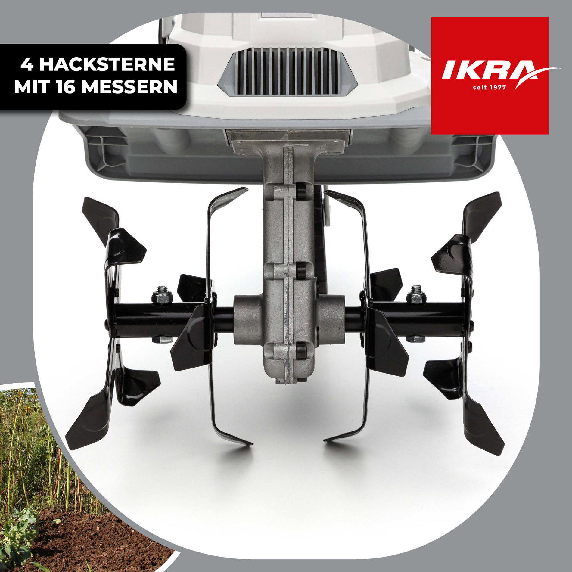 Elektro Bodenhacke Kultivator IET 1030