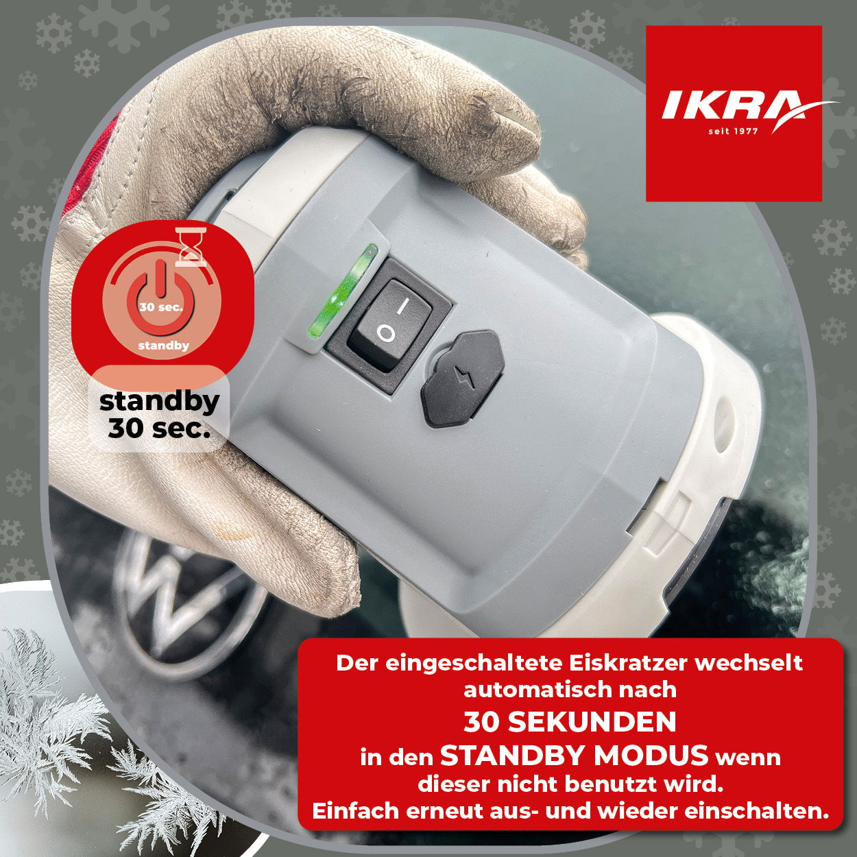 Akku EiskratzerIAEK 74