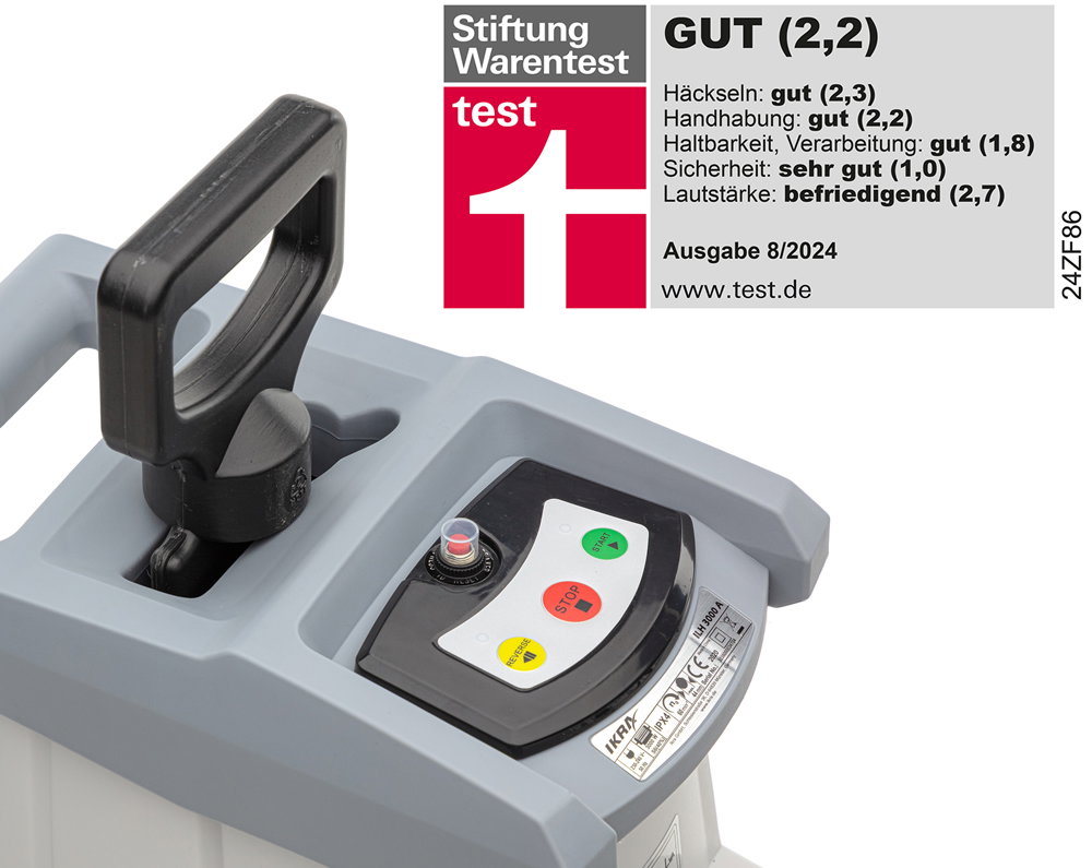 IKRA Elektro Gartenhäcksler Messerhäcksler IMH 2500 | Test 2025 / 2026