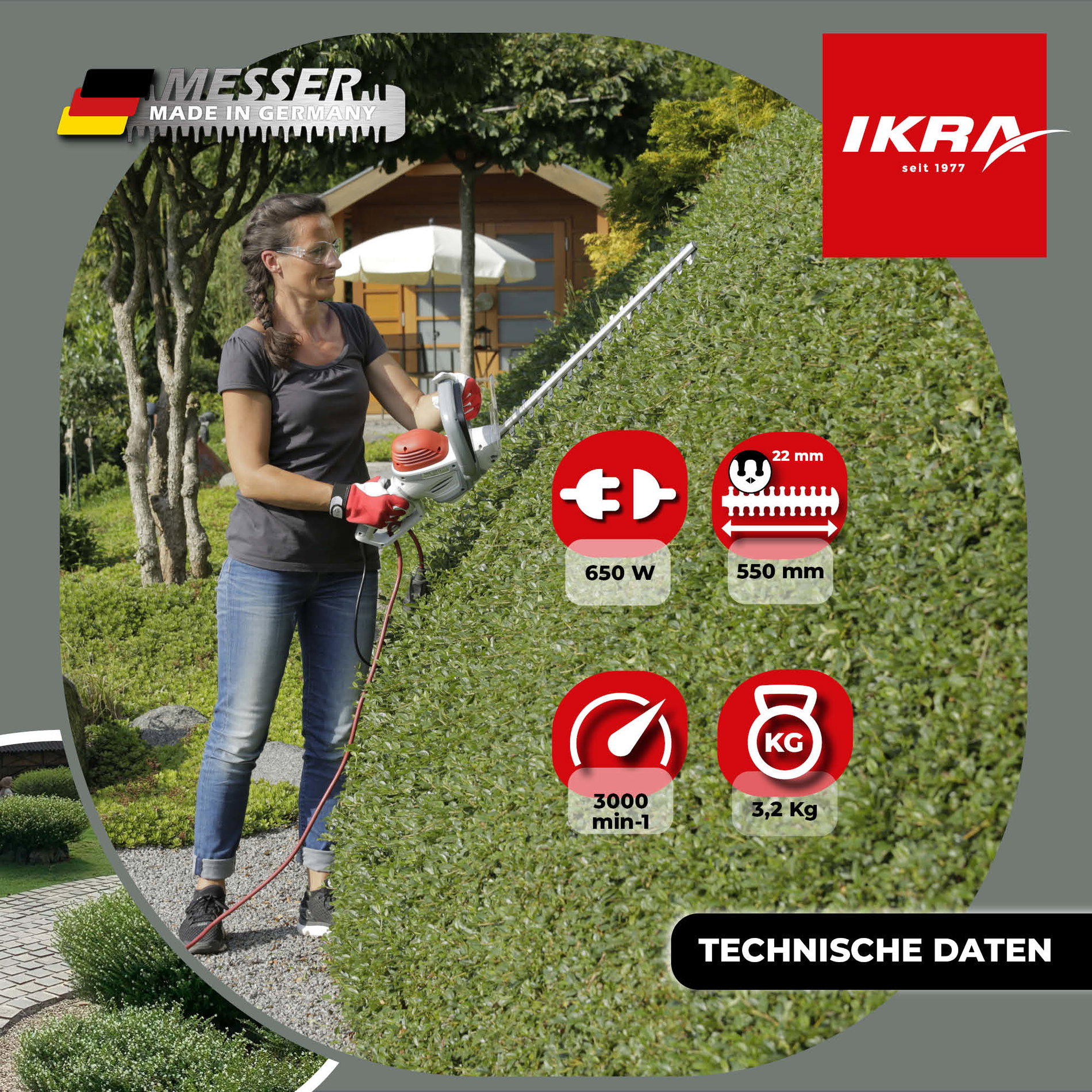 Elektro Heckenschere IHS 650