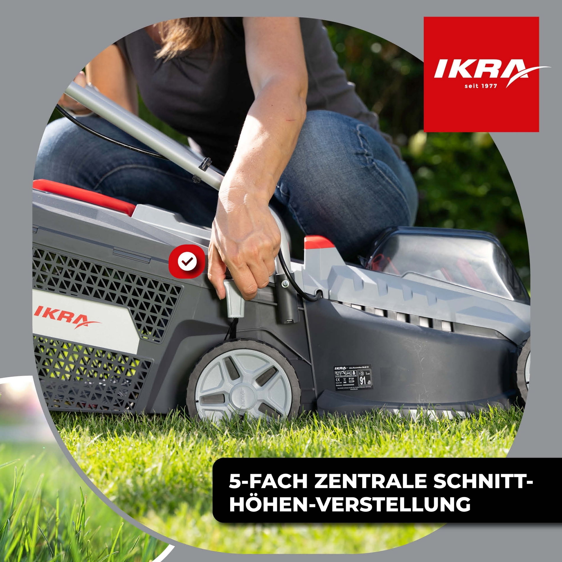 Akku Rasenmäher IB-LM 33 ikra Bosch