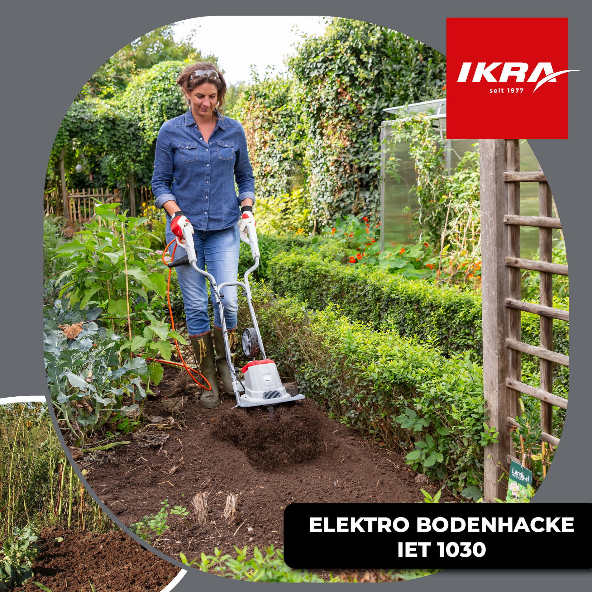 Elektro Bodenhacke Kultivator IET 1030