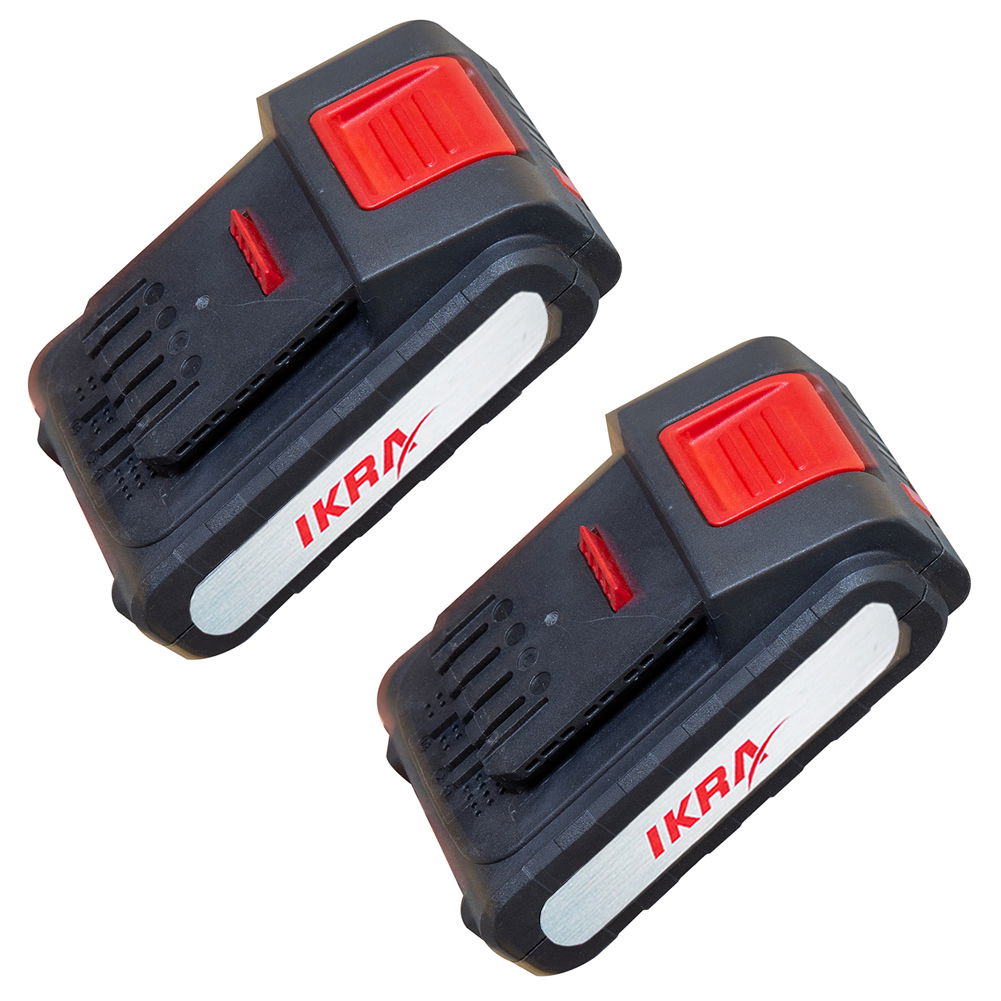 Akku Axial-Laubbläser ICB 20 ikra inkl. 2. Akkus 20V 2,5Ah & Schnellladegerät