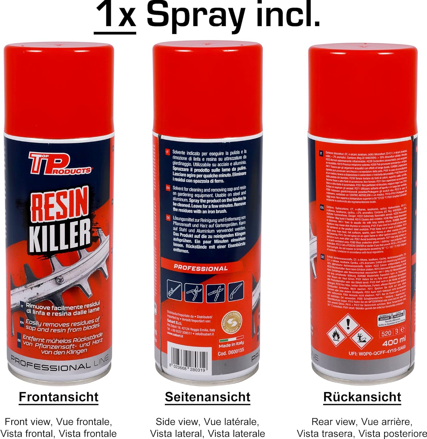 Elektro Heckenschere IHS 650 mit Pflegespray