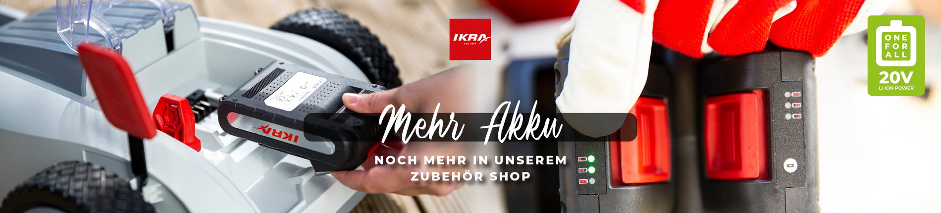 Das Bild zeigt den Akku im Betriebnahme