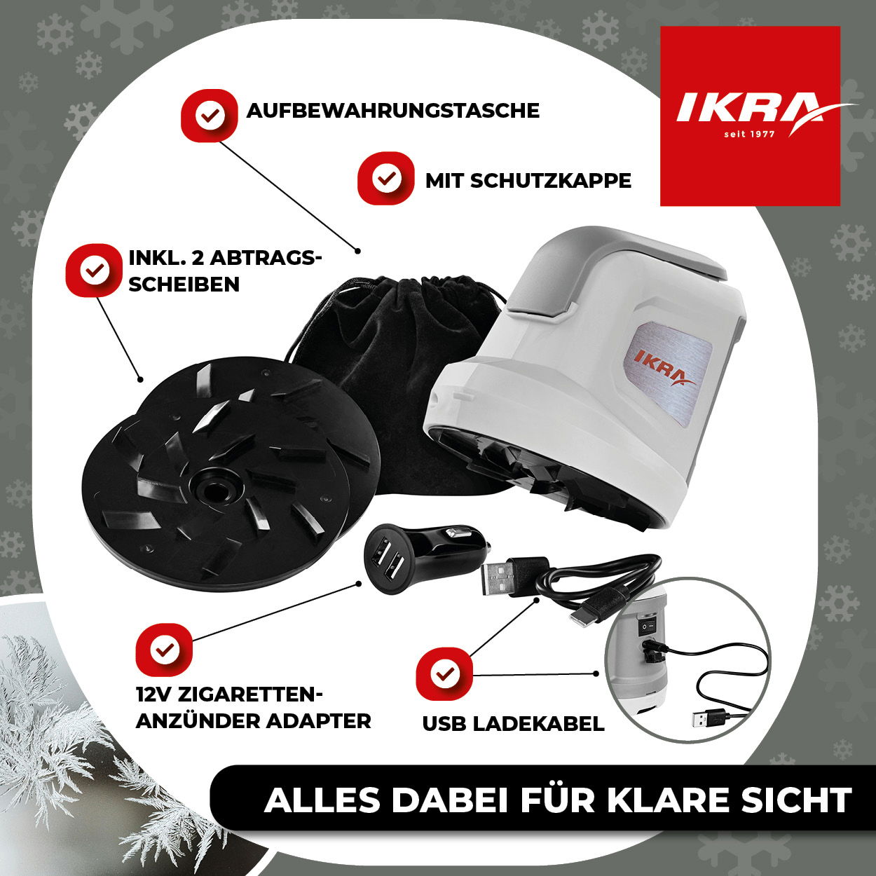 Akku EiskratzerIAEK 74